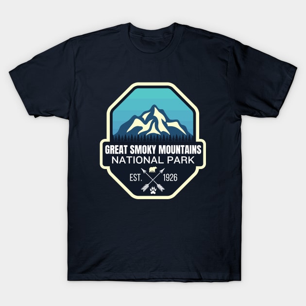 Great Smoky Mountains T-Shirt by FullOnNostalgia